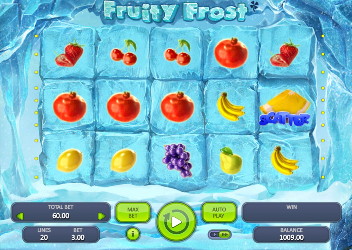 Fruity Frost (Фруктовый мороз) из раздела Игровые автоматы