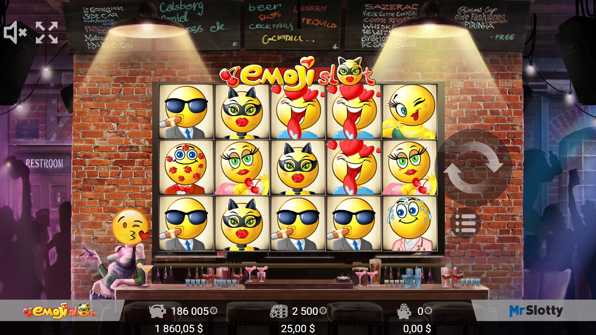 Emoji Slot (Эмодзи-слот) из раздела Игровые автоматы