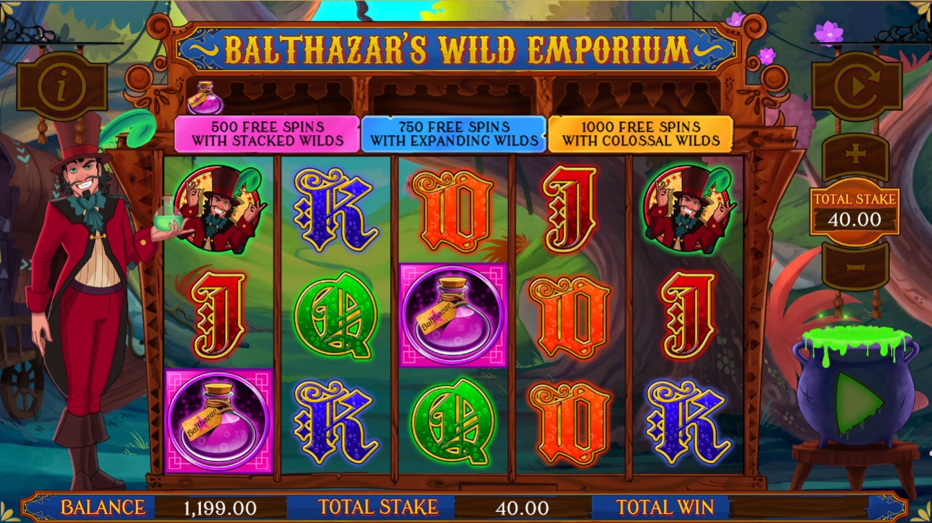Balthazar's Wild Emporium (Безумная лавка Бальтазара) из раздела Игровые автоматы