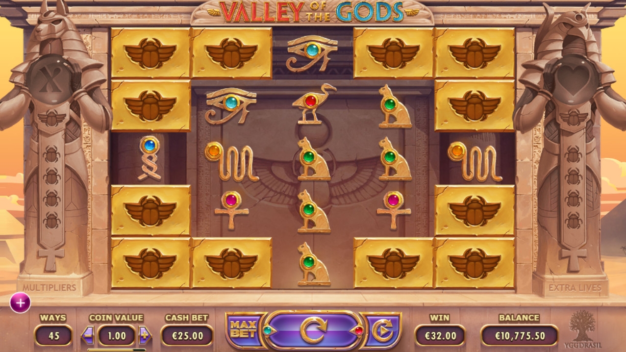 Valley of the Gods (Долина богов) из раздела Игровые автоматы