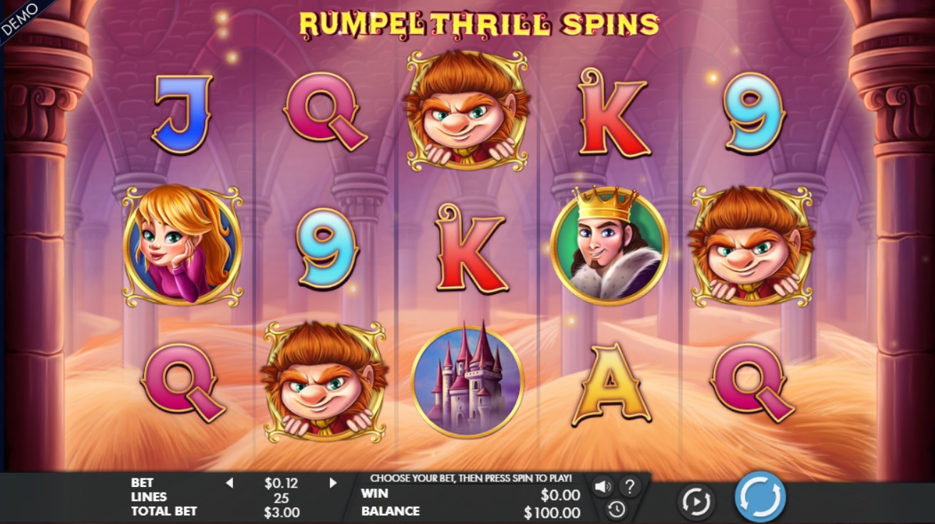 Rumpel Thrill Spins (Волнующие спины Румпеля) из раздела Игровые автоматы