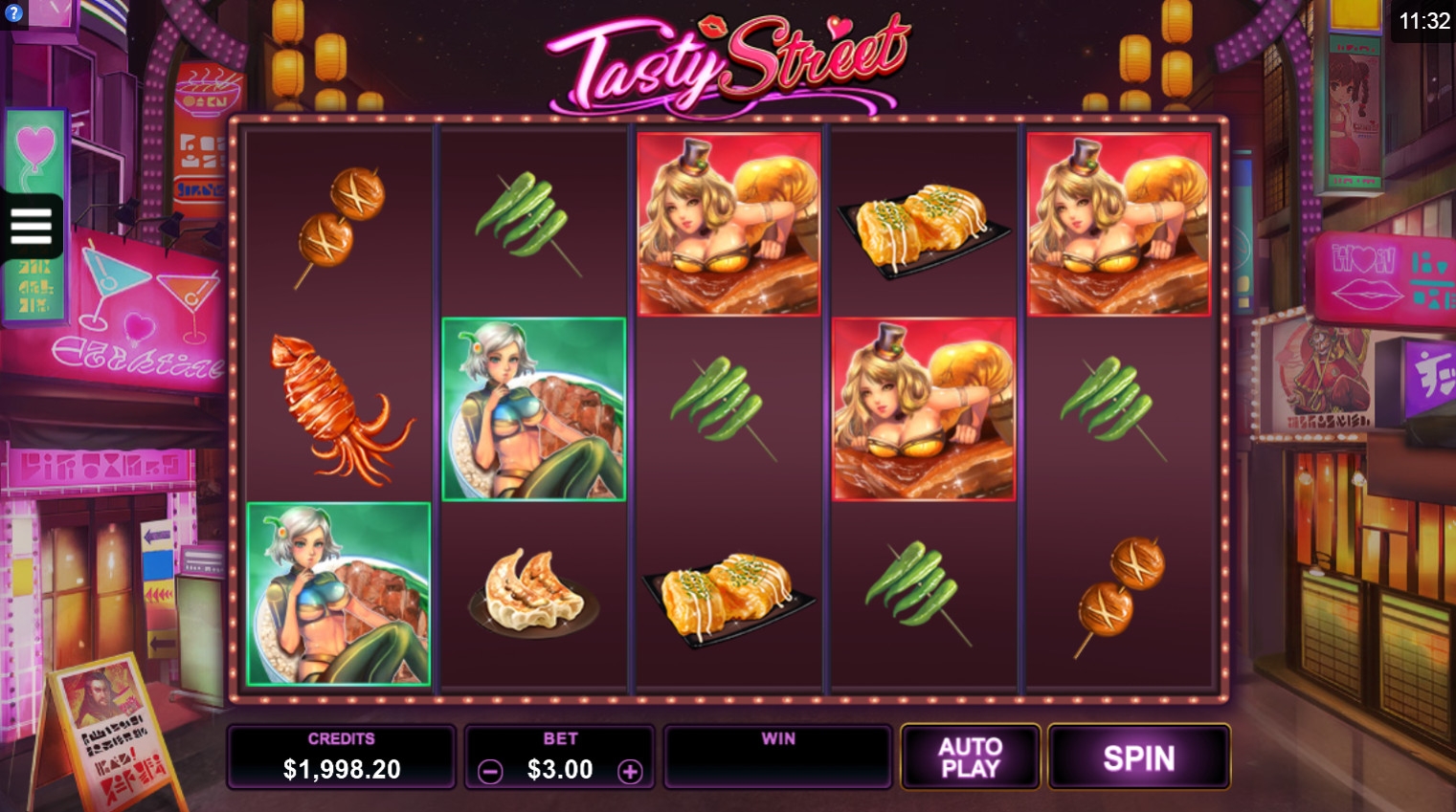 Tasty Street (Аппетитная улица) из раздела Игровые автоматы