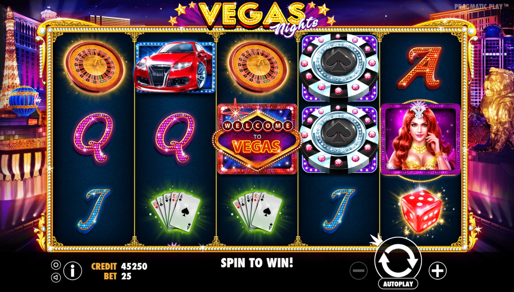 Vegas Nights (Ночи Вегаса) из раздела Игровые автоматы