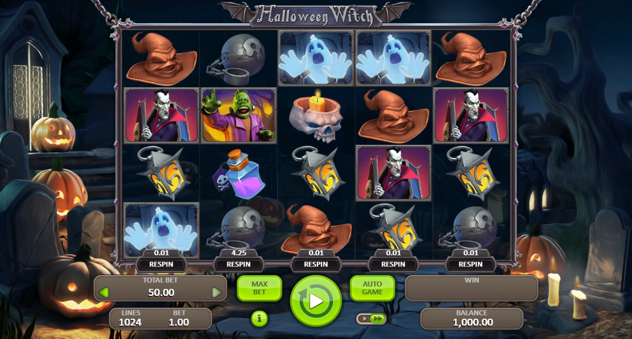 Halloween Witch (Ведьма на Хэллоуин) из раздела Игровые автоматы