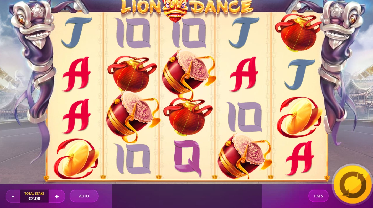 Lion Dance (Танец льва) из раздела Игровые автоматы
