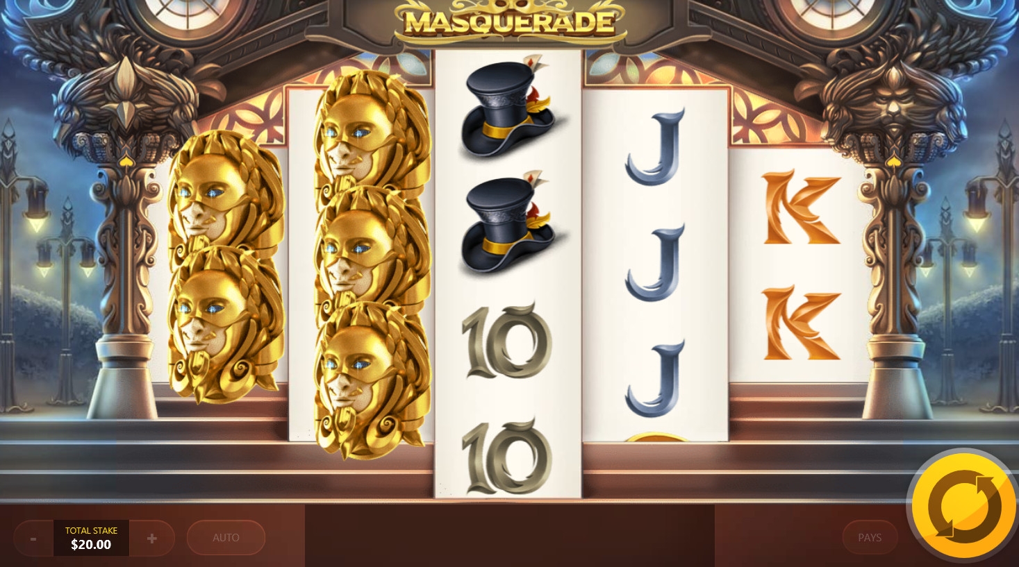 Masquerade (Маскарад) из раздела Игровые автоматы