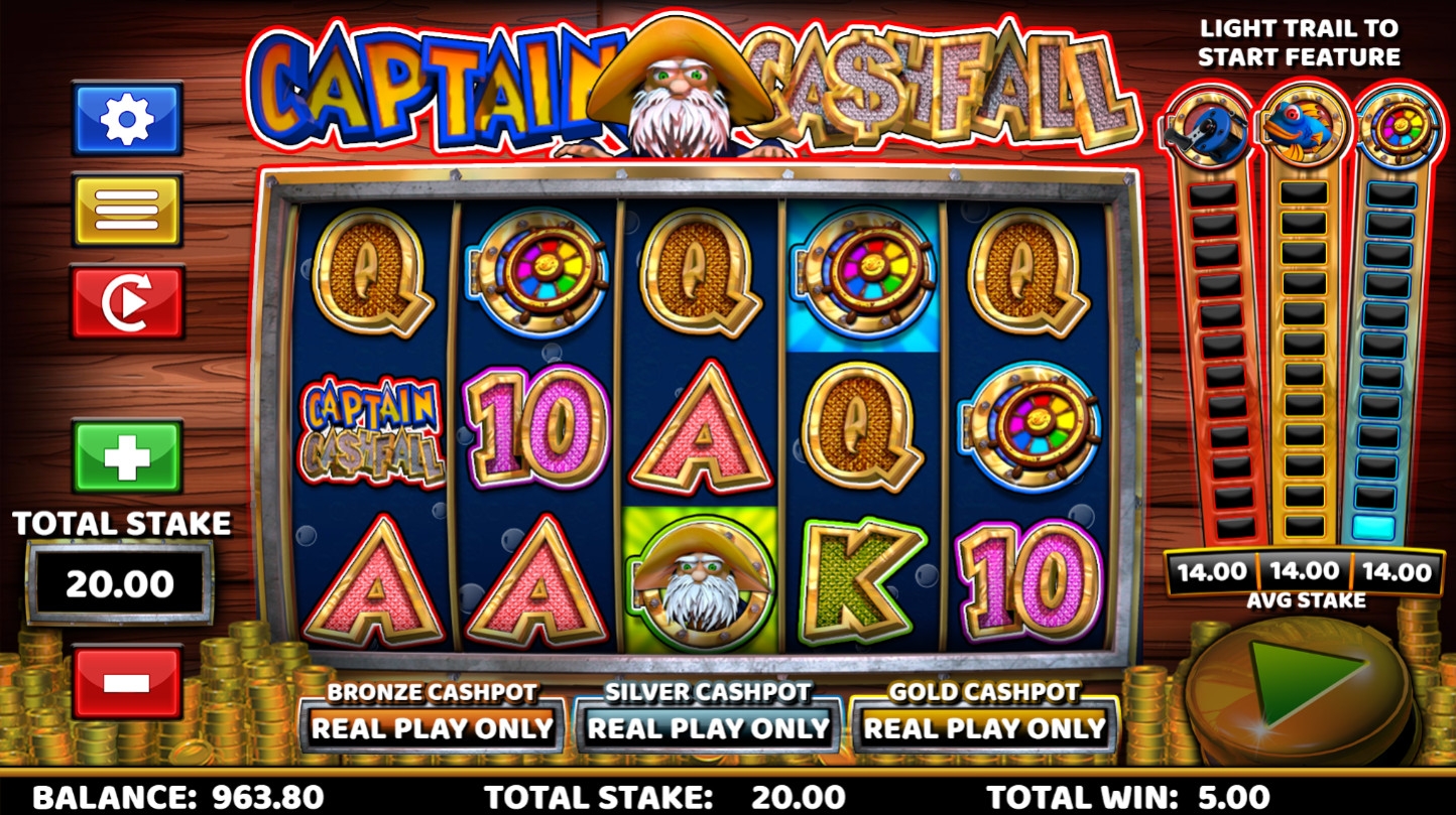 Captain Cashfall (Капитан Кэшфол) из раздела Игровые автоматы