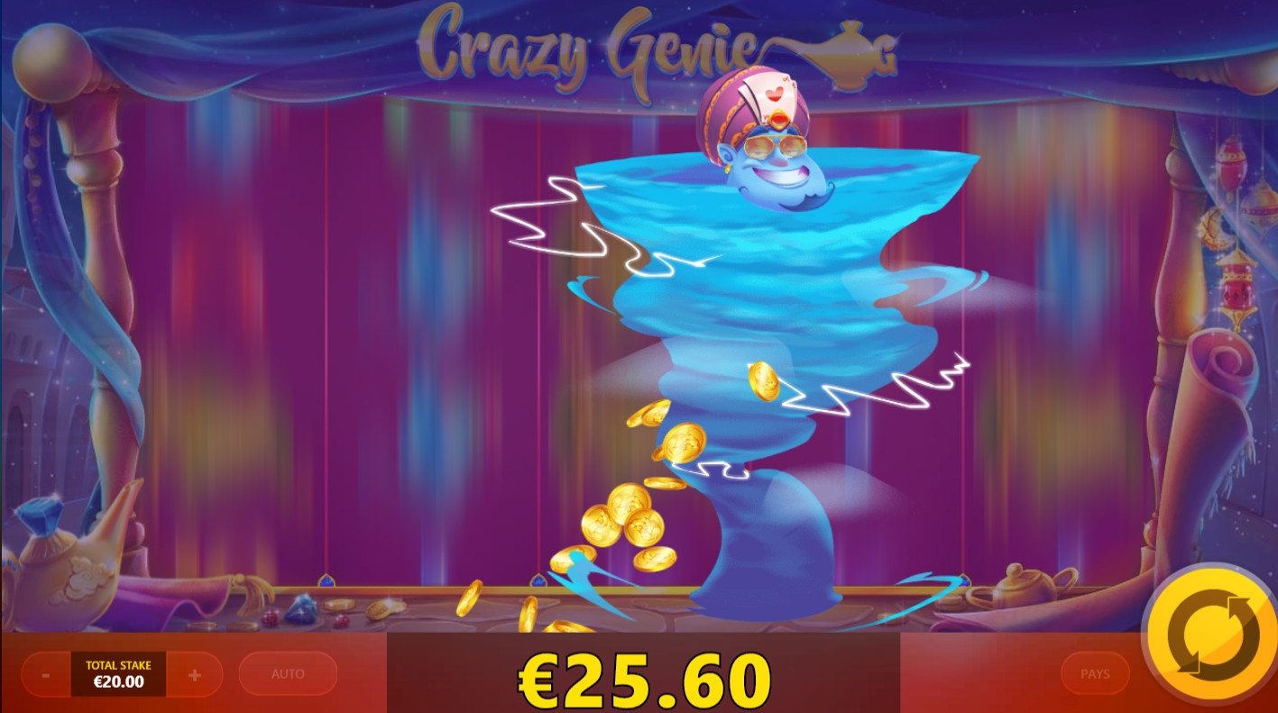 Crazy Genie (Безумный джинн) из раздела Игровые автоматы