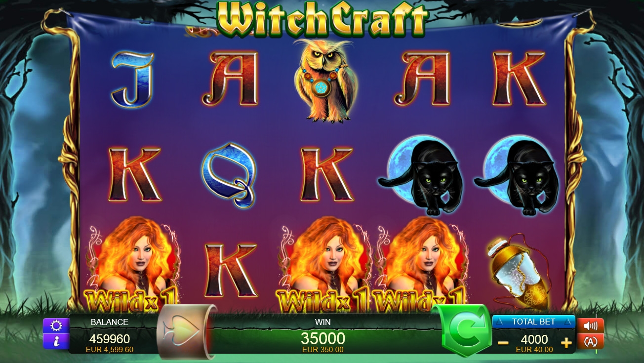Witchcraft (Колдовство) из раздела Игровые автоматы