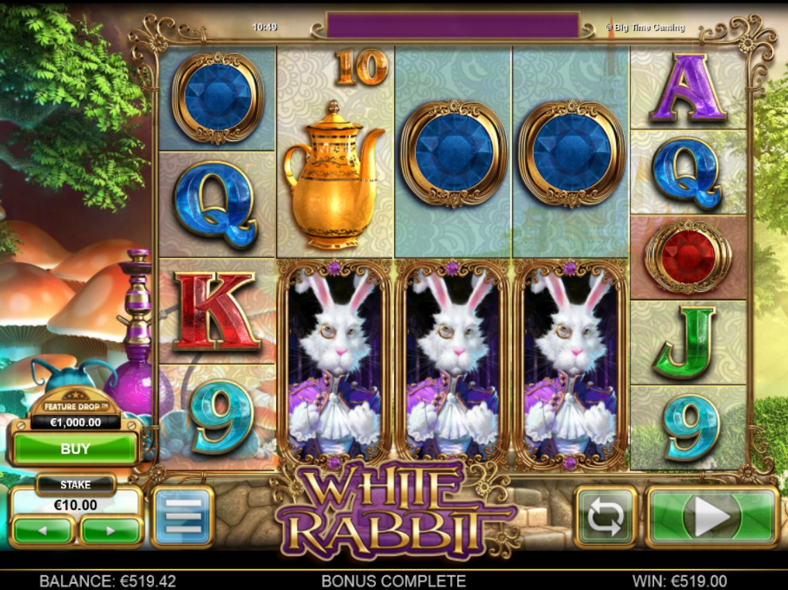 White Rabbit (Белый кролик) из раздела Игровые автоматы
