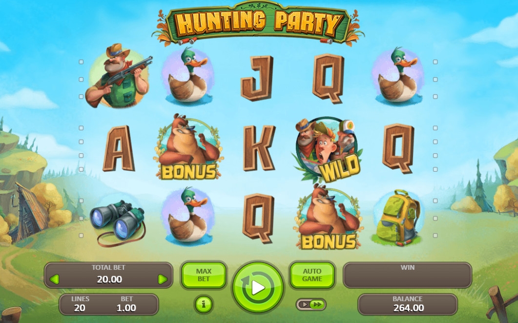 Hunting Party (Компания охотников) из раздела Игровые автоматы
