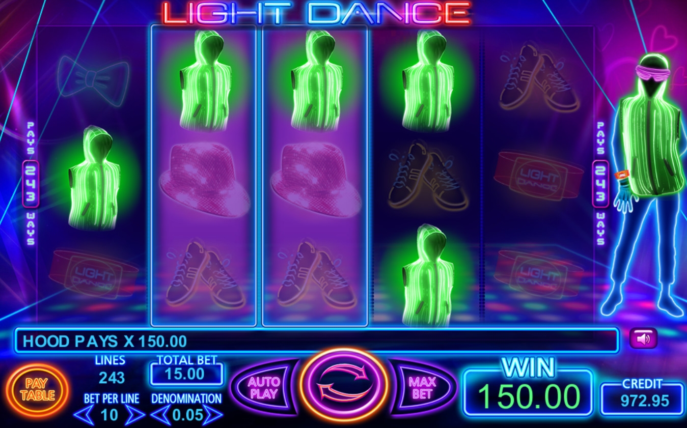 Light Dance (Танец света) из раздела Игровые автоматы