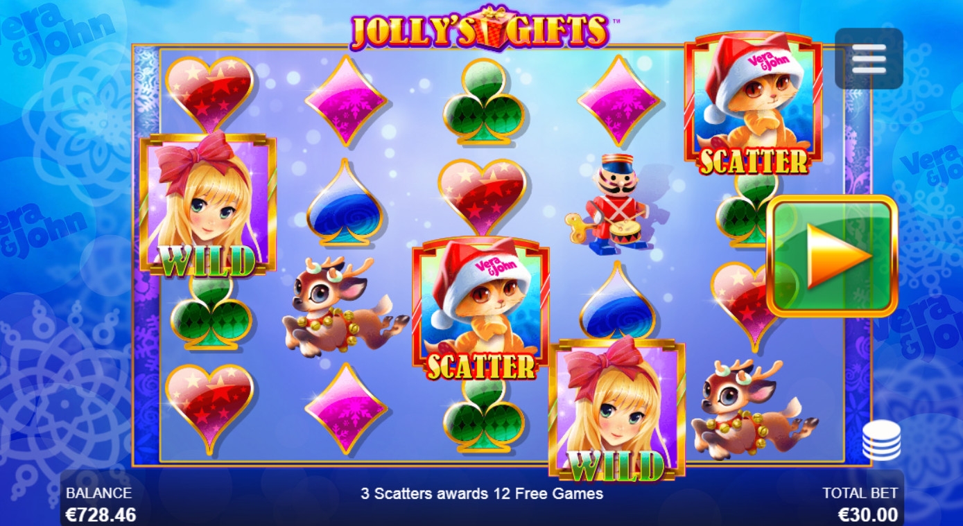 Jolly’s Gifts (Подарки Джолли) из раздела Игровые автоматы
