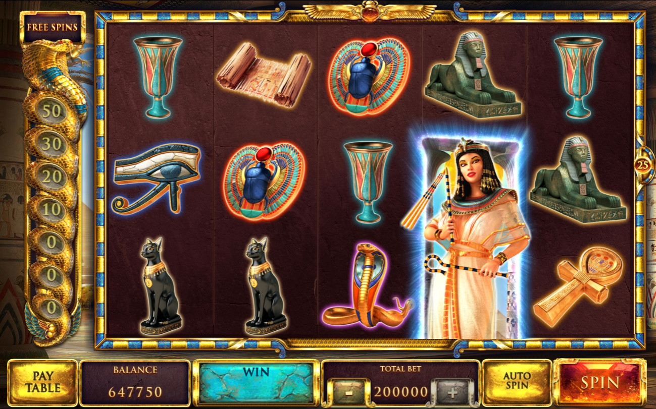 The Asp of Cleopatra (Змея Клеопатры) из раздела Игровые автоматы