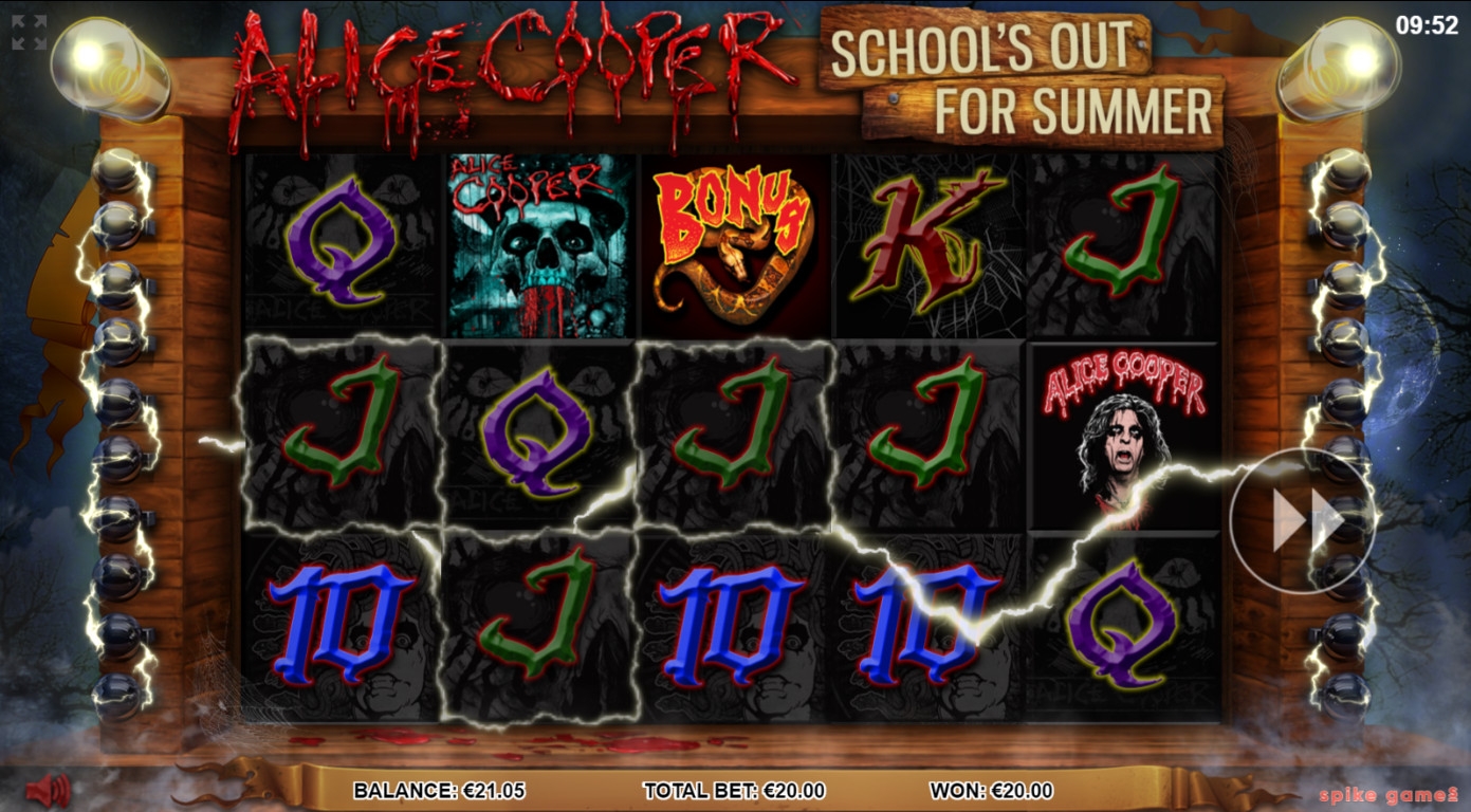 Alice Cooper: School’s Out For Summer (Элис Купер: Школы летом не будет) из раздела Игровые автоматы