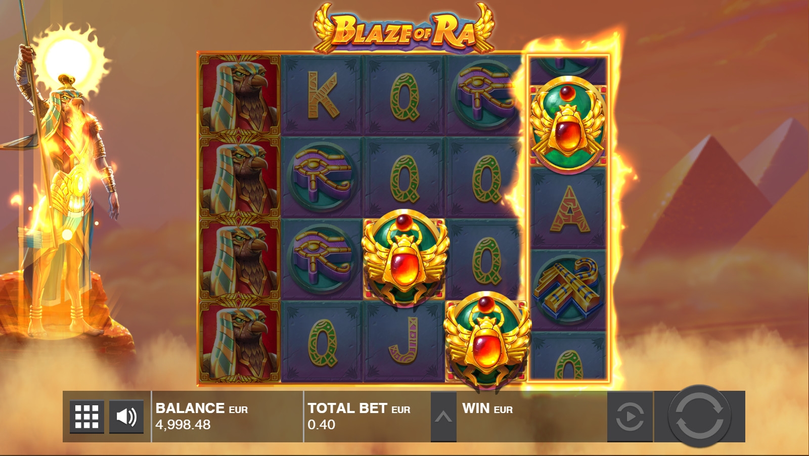 Blaze of Ra (Блеск бога Ра) из раздела Игровые автоматы