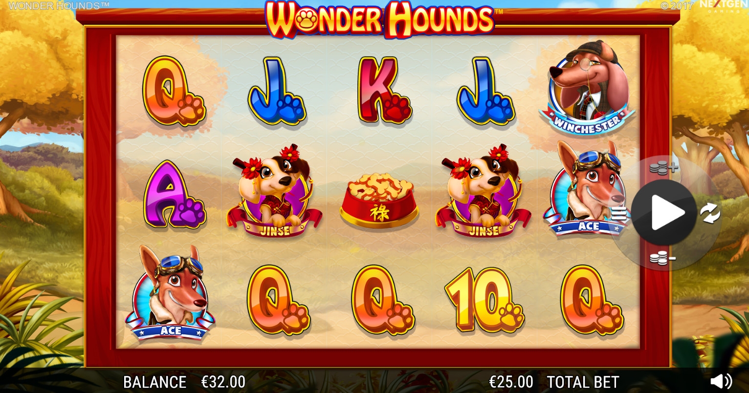Wonder Hounds (Чудо-гончие) из раздела Игровые автоматы