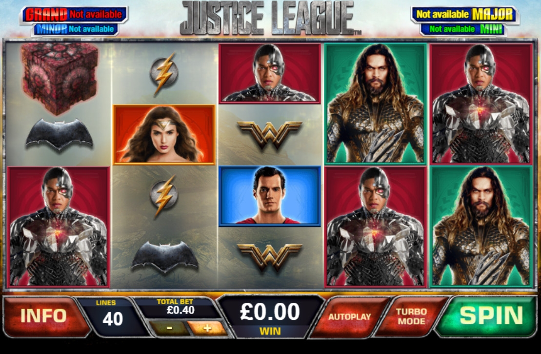 Justice League (Лига справедливости) из раздела Игровые автоматы