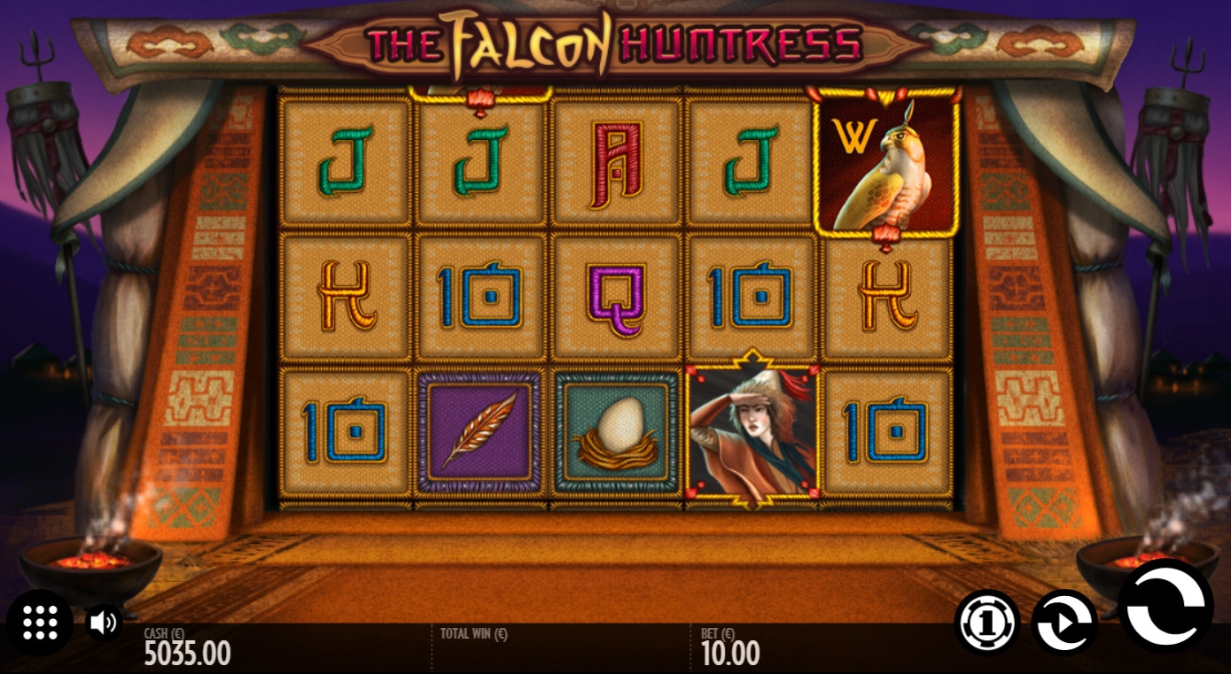 The Falcon Huntress (Охотница с соколом) из раздела Игровые автоматы