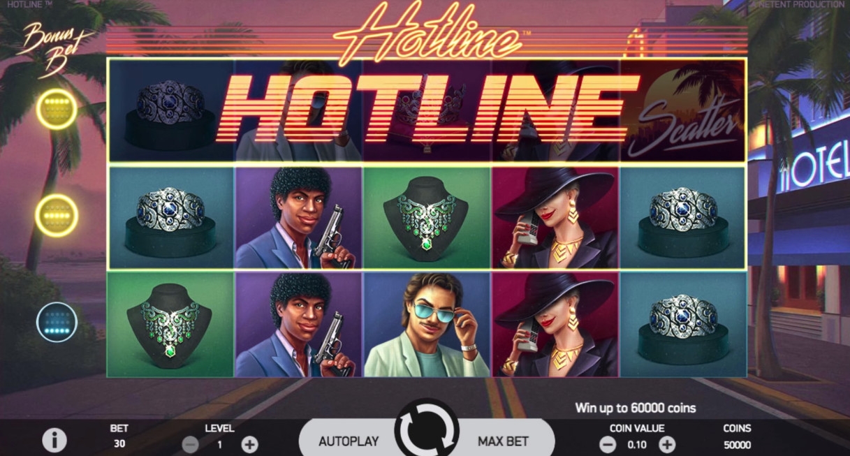 Hotline (Горячая линия) из раздела Игровые автоматы