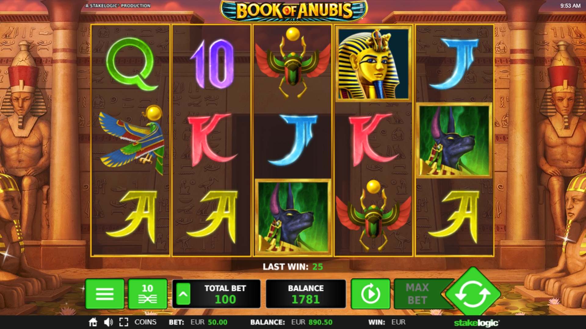 Book of Anubis (Книга Анубиса) из раздела Игровые автоматы