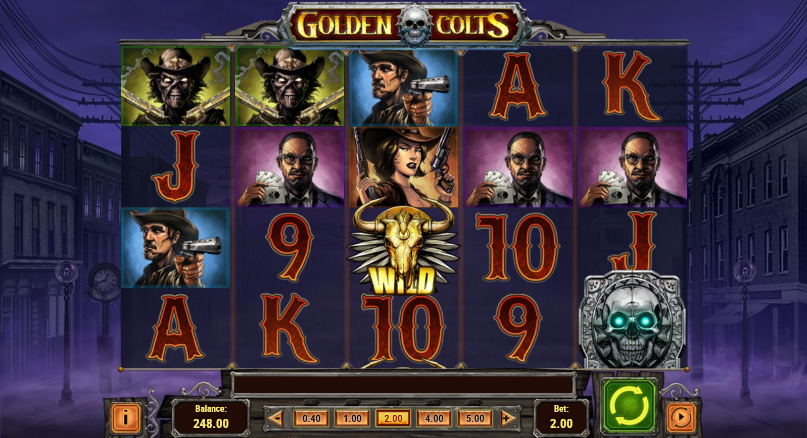 Golden Colts (Золотые кольты) из раздела Игровые автоматы