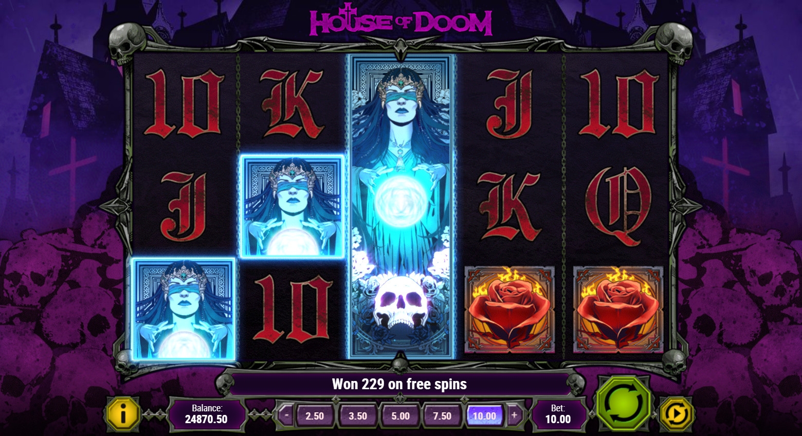 House of Doom (Дом злой судьбы) из раздела Игровые автоматы