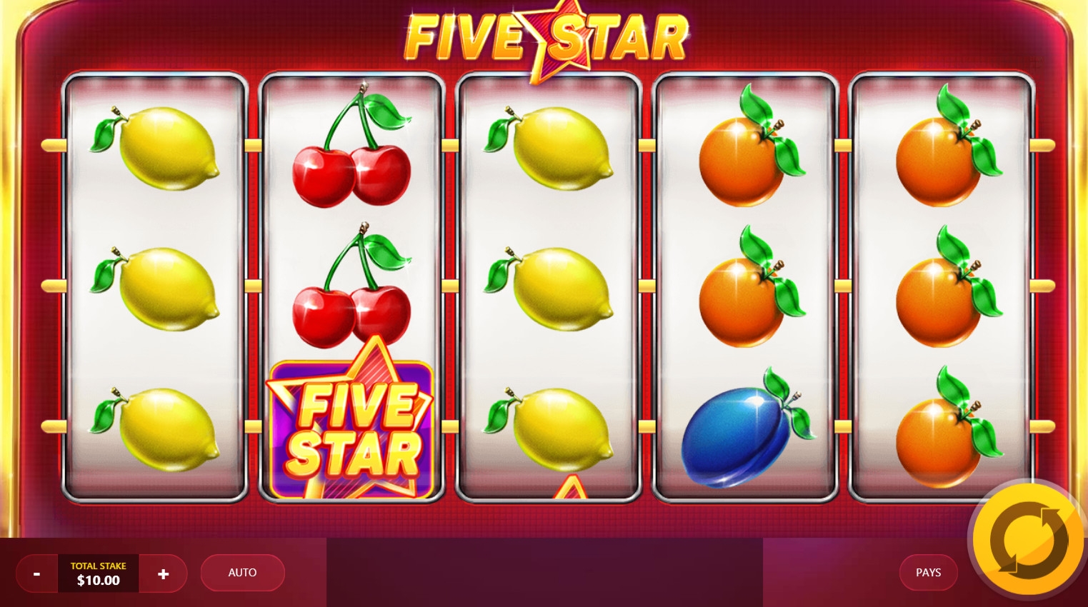 Five Star (Пятизвездочный) из раздела Игровые автоматы