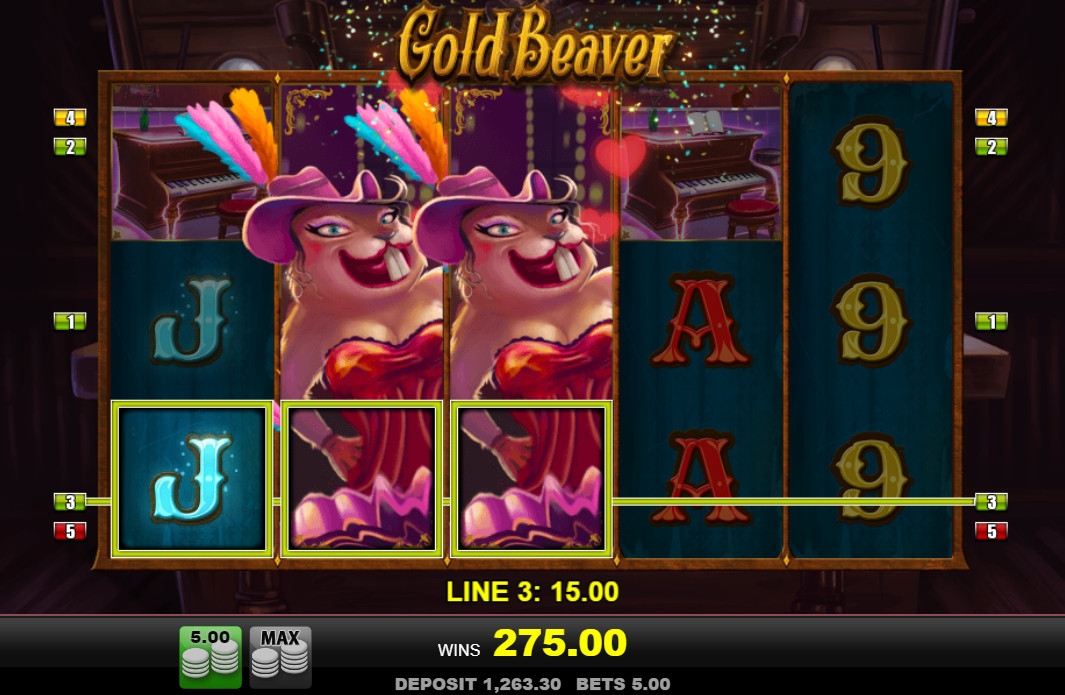Gold Beaver (Золото бобра) из раздела Игровые автоматы