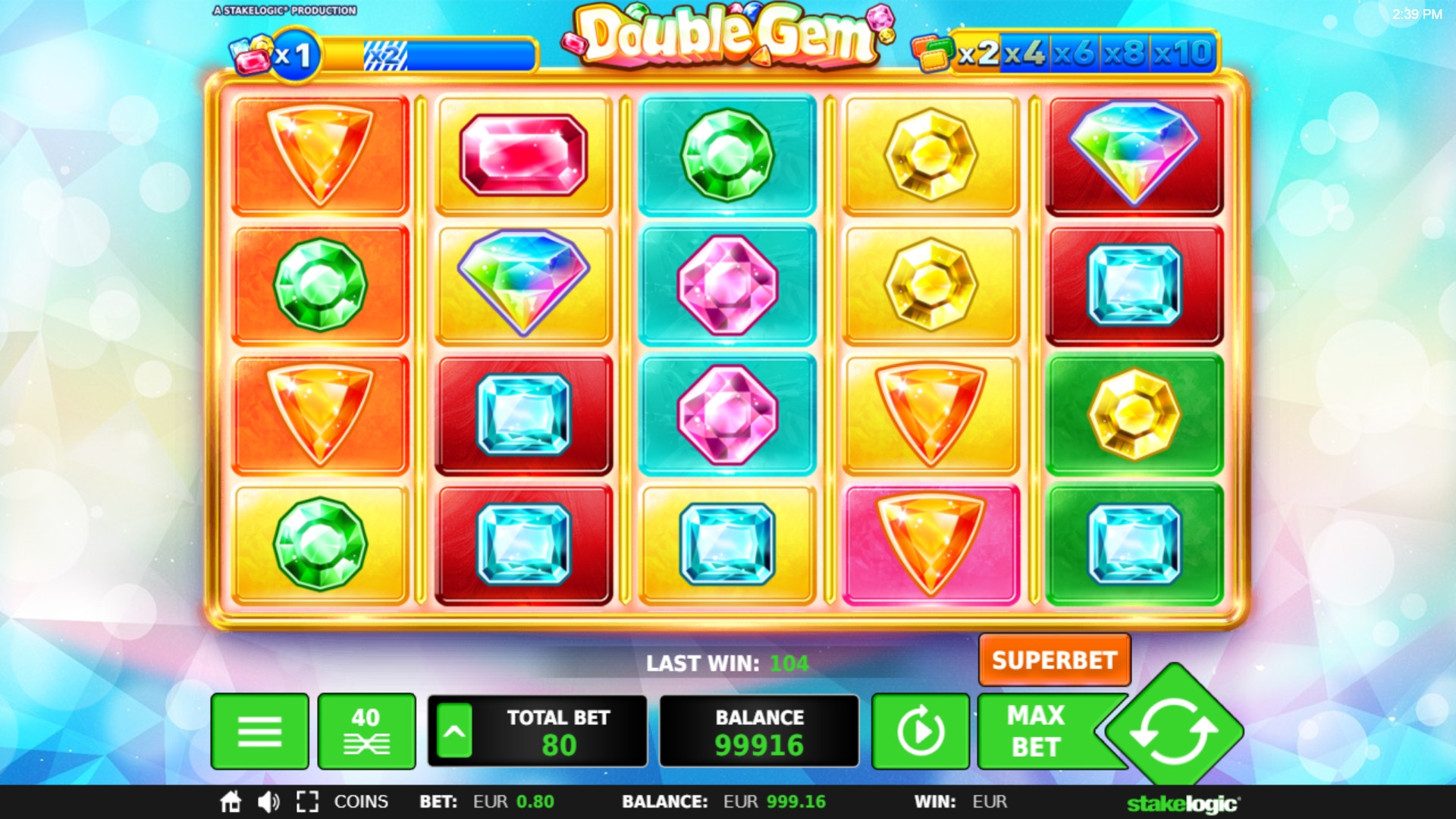 Double Gem (Двойной самоцвет) из раздела Игровые автоматы