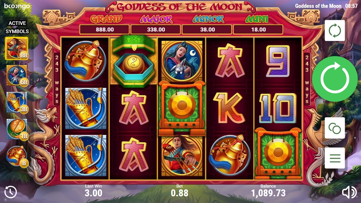 Goddess of the Moon (Богиня Луны) из раздела Игровые автоматы
