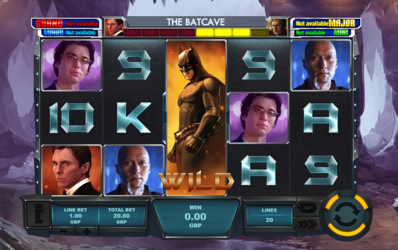 Batman Begins (Бэтмен: Начало) из раздела Игровые автоматы