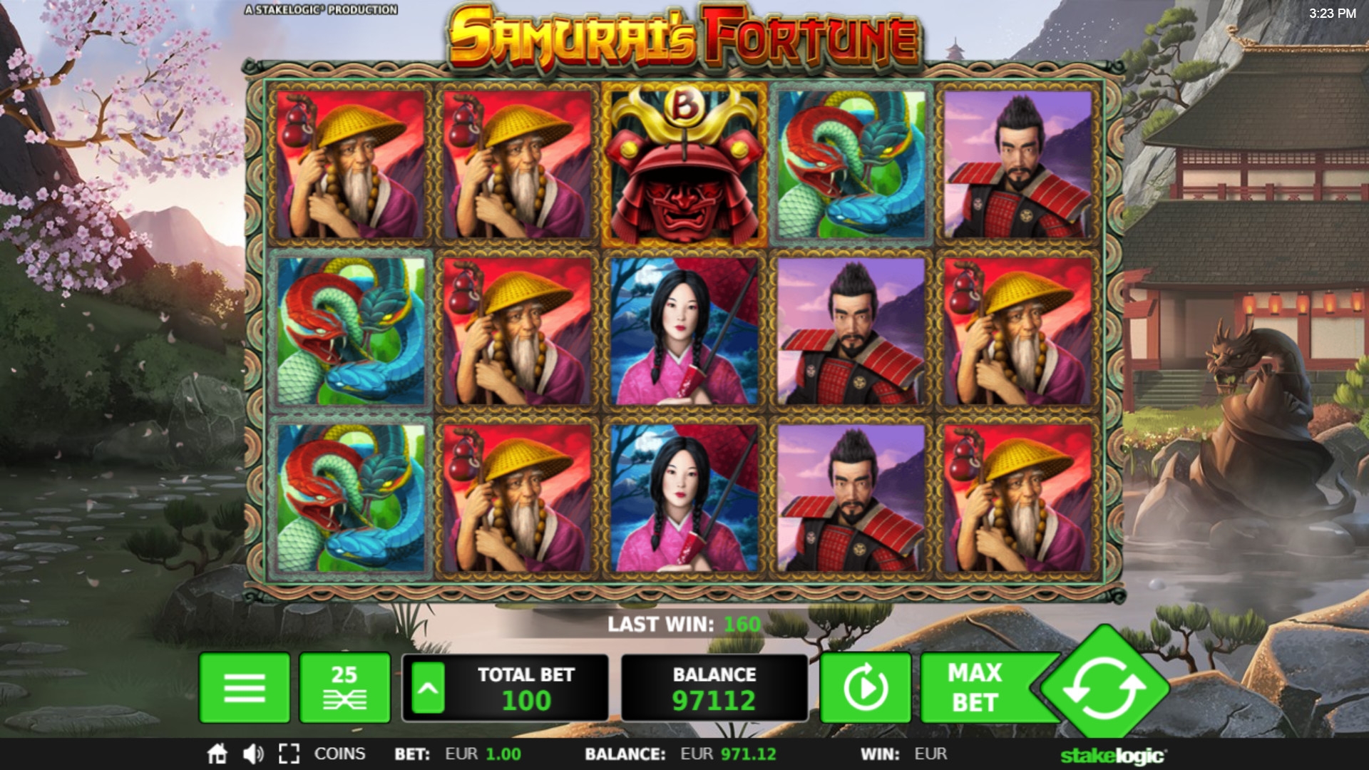 Samurai’s Fortune (Фортуна самурая) из раздела Игровые автоматы