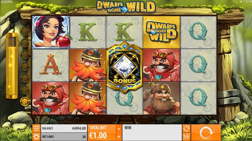 Dwarfs Gone Wild (Гномы сошли с ума) из раздела Игровые автоматы