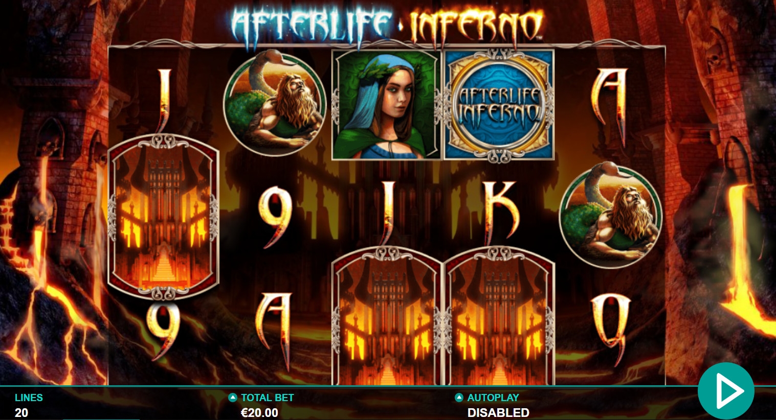 Afterlife Inferno (Преисподняя загробной жизни) из раздела Игровые автоматы