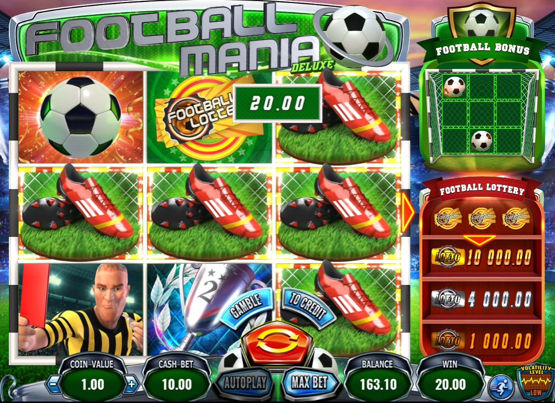 Football Mania Deluxe (Футбольная мания делюкс) из раздела Игровые автоматы