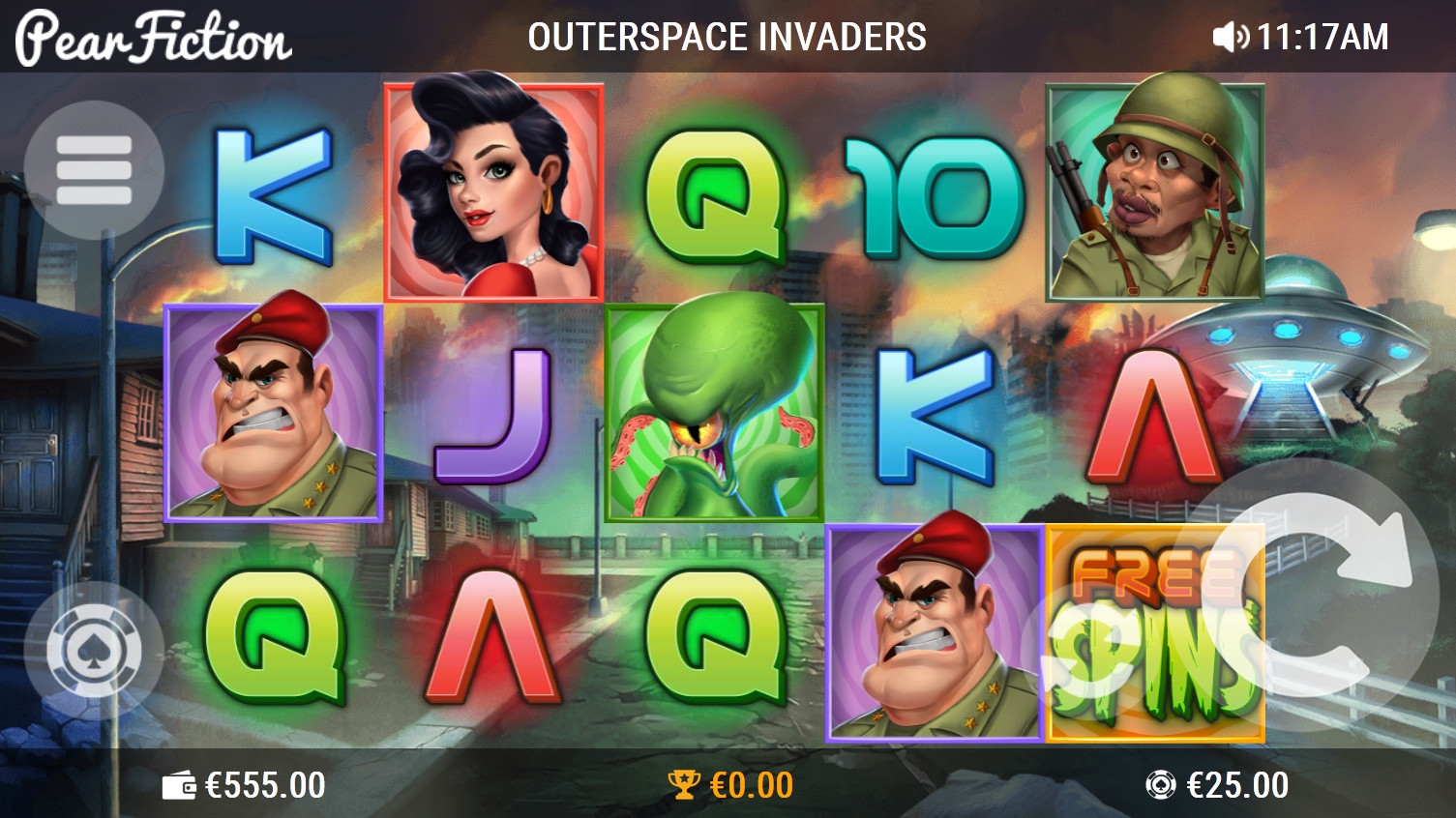 Outerspace Invaders (Космические оккупанты) из раздела Игровые автоматы