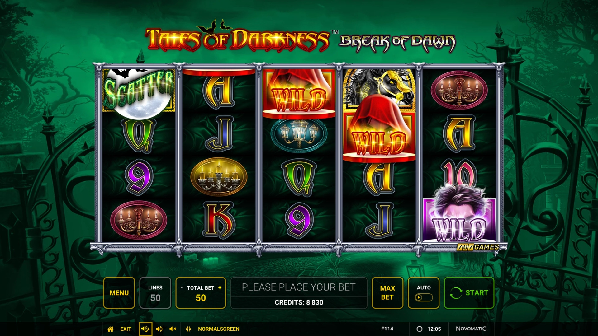 Tales of Darkness: Break of Dawn (Рассказы из тьмы: Утренняя заря) из раздела Игровые автоматы