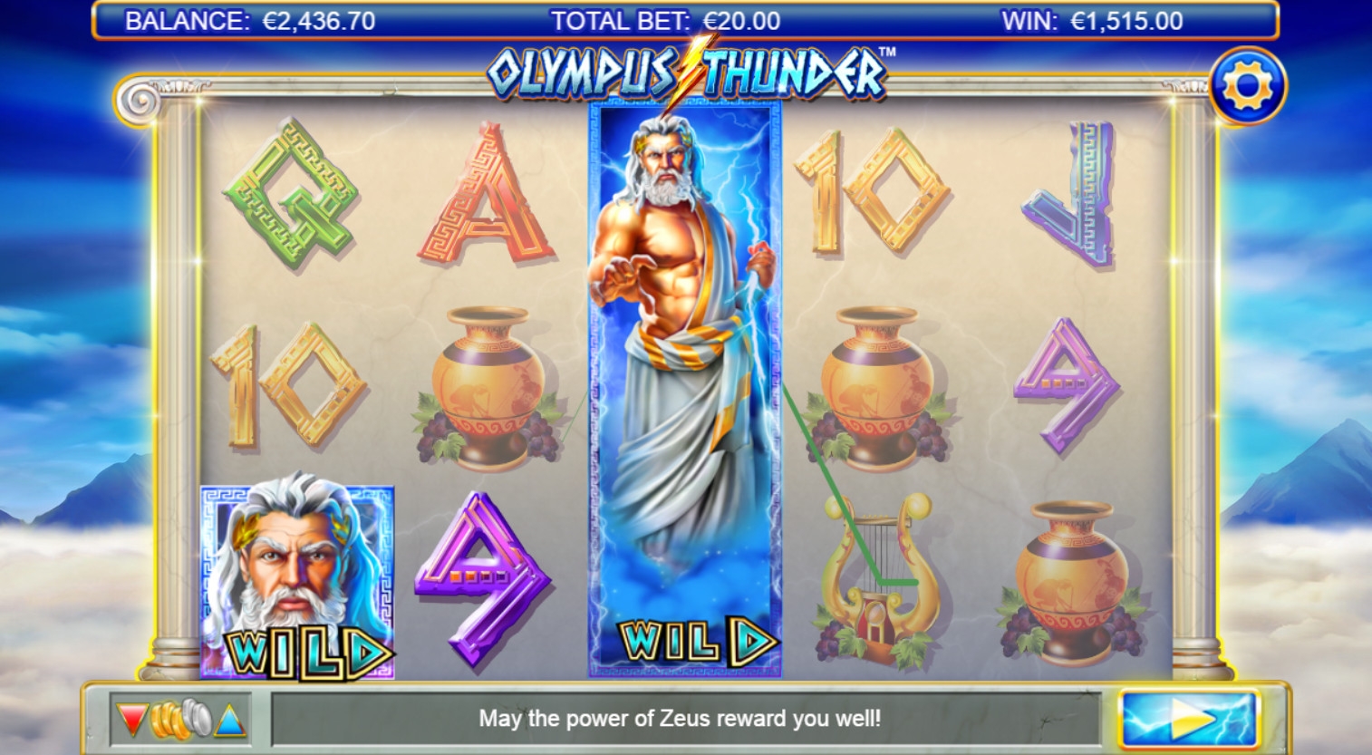 Olympus Thunder (Гром с Олимпа) из раздела Игровые автоматы