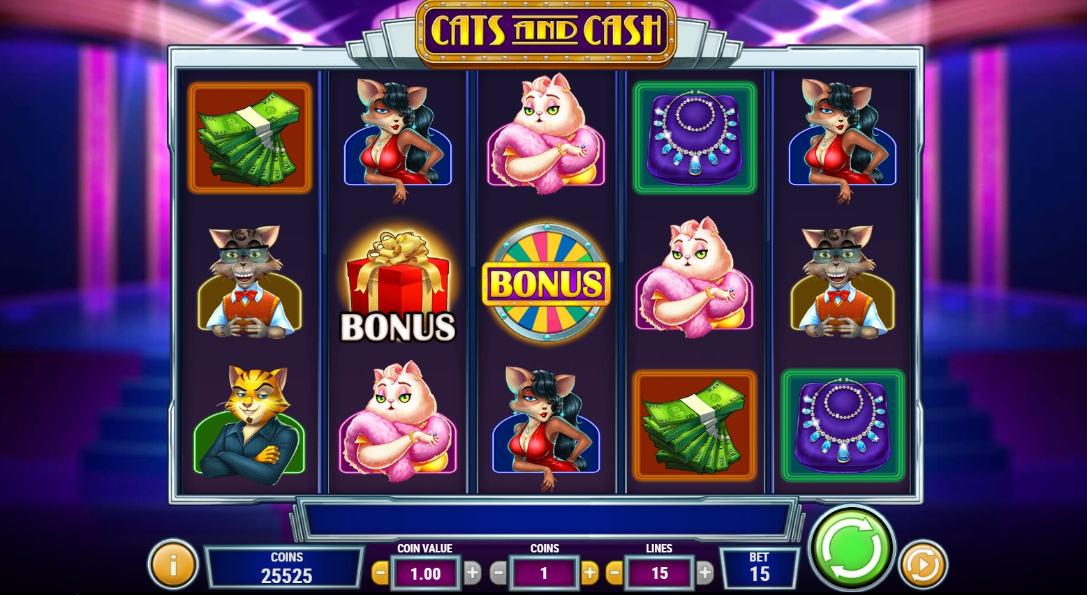 Cats and Cash (Коты и деньги) из раздела Игровые автоматы