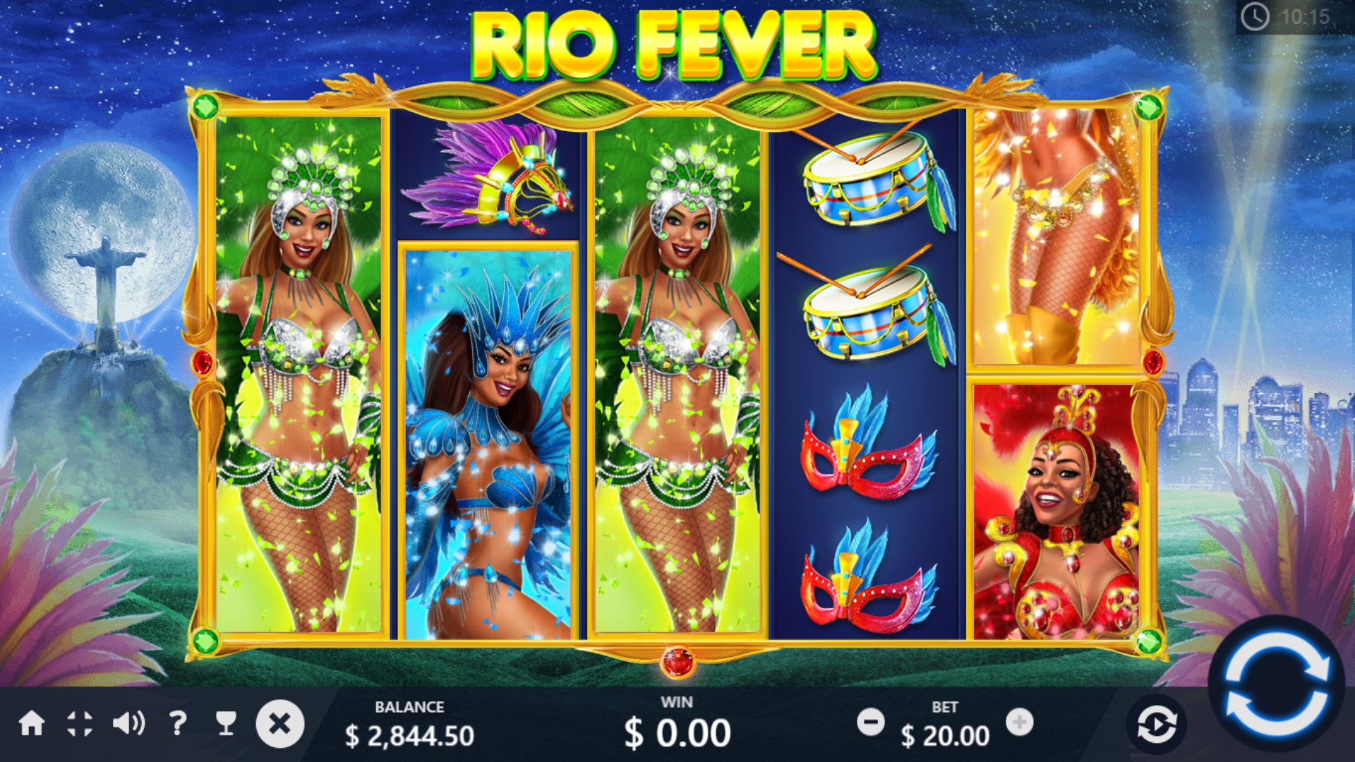 Rio Fever (Лихорадка в Рио) из раздела Игровые автоматы