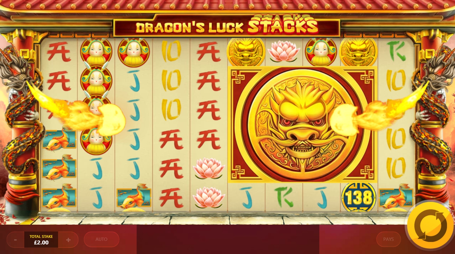 Dragon’s Luck Stacks (Стеки драконьей удачи) из раздела Игровые автоматы