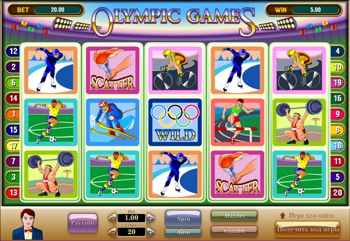 Olympic Games (Олимпийские игры) из раздела Игровые автоматы