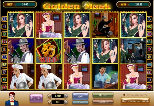 Golden Mask (Золотая маска) из раздела Игровые автоматы