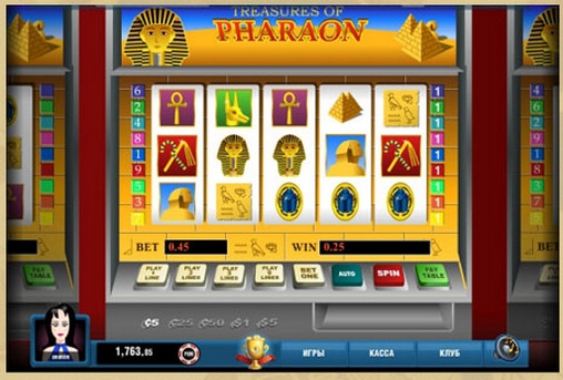 Pharaon (Фараон) из раздела Игровые автоматы
