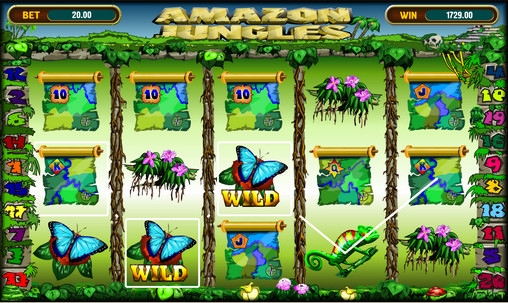 Amazon Jungles (Джунгли Амазонки) из раздела Игровые автоматы