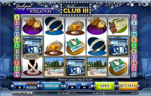 Millionaire’s Club III (Клуб миллионеров III) из раздела Игровые автоматы