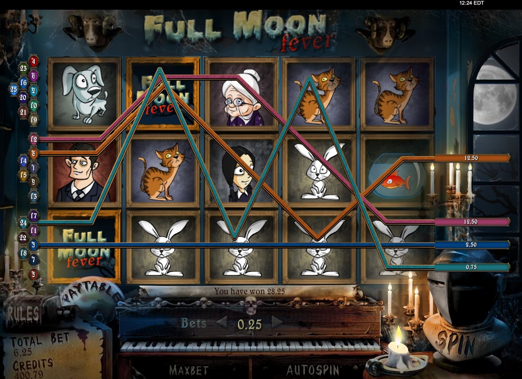 Full Moon Fever (Лихорадка при полной луне) из раздела Игровые автоматы