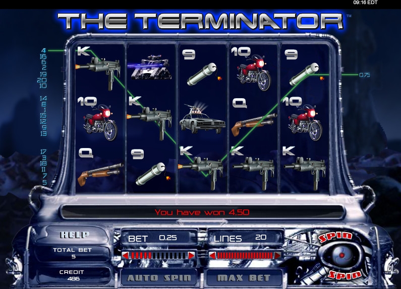 The Terminator (Терминатор) из раздела Игровые автоматы