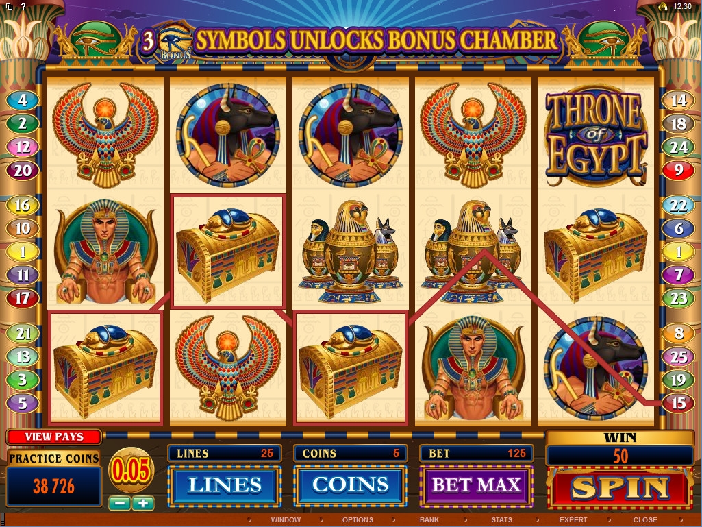 Throne of Egypt (Египетский трон) из раздела Игровые автоматы